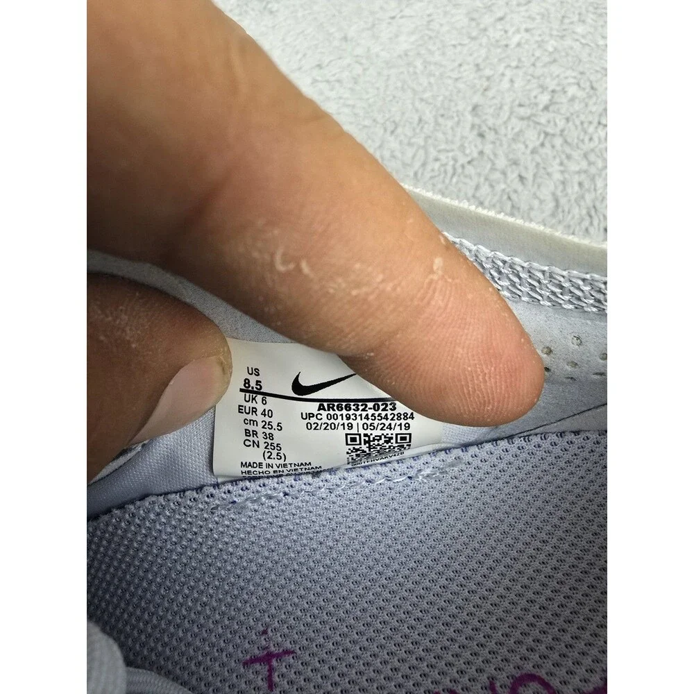 Nike Air VaporMax 2019 Shoes Womens Size 8,5 Gray Running Sneakers AR6632-023